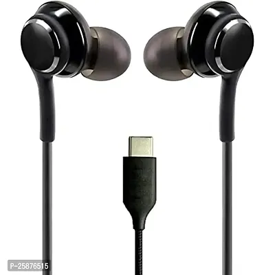 SHOPSBEST Earphones for Infinix Note 12 Pro 5G Earphone Original Like Wired Stereo Deep Bass Head Hands-Free Headset Earbud with Built in-line Mic Call Answer/End Button (KC, Black)