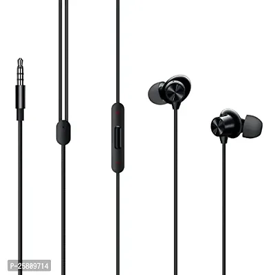 Earphones D for Realme Q2,Realme Q2i,Realme 7 (Global),Realme Narzo 20 Pro,Realme Narzo 20,Realme C17,Realme 7i,ONE-Plus Nord N10 5G (ST2, BT-ON, Black)-thumb5