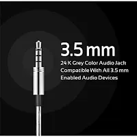 Earphones for Xiaomi Redmi Note 11 Earphone Original Like Wired Stereo Deep Bass Head Hands-free Headset Earbud With Built in-line Mic, With Premium Quality Good Sound Call Answer/End Button, Music 3.5mm Aux Audio Jack (AP-871, Black)-thumb1