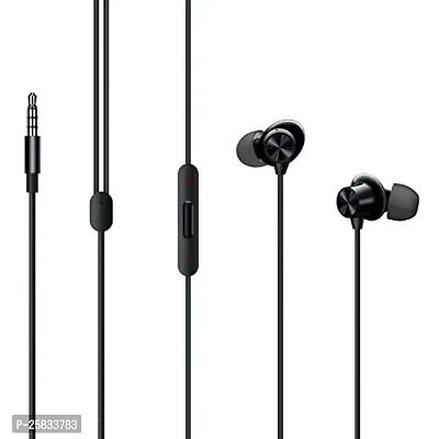 Earphones for Motorola Moto G200 5G Earphone Original Like Wired Stereo Deep Bass Head Hands-free Headset Earbud With Built in-line Mic, With Premium Quality Good Sound Stereo Call Answer/End Button, Music 3.5mm Aux Audio Jack (ST2, BT-ON, Black)-thumb5