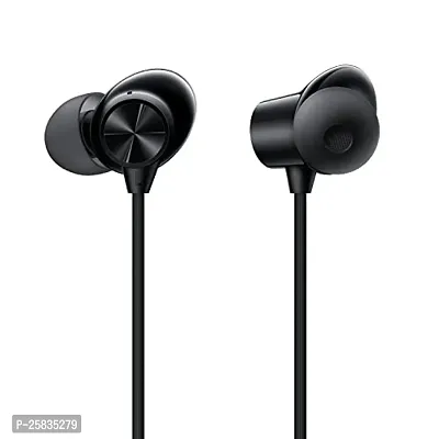 Earphones for Realme Pad Earphone Original Like Wired Stereo Deep Bass Head Hands-free Headset Earbud With Built in-line Mic, With Premium Quality Good Sound Stereo Call Answer/End Button, Music 3.5mm Aux Audio Jack (ST2, BT-ON, Black)-thumb4