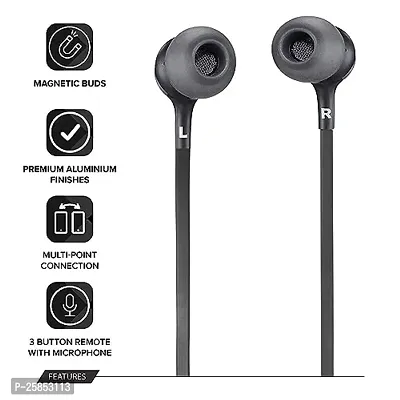 Wireless S Bluetooth Headphones Earphones for Vivo V12 Pro, Vivo V17, Vivo V17 Pro, Vivo X20 Plus UD, Vivo X25, Vivo Xplay 7, Vivo Z1x, Vivo Z5 (S-RSN,Black)-thumb3