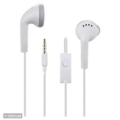 SHOPSBEST Earphones for Ulefone Armor X10 Pro Earphone Original Like Wired Stereo Deep Bass Head Hands-Free Headset Earbud with Built in-line Mic Call Answer/End Button (YS,WHT)-thumb2