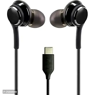 Earphones for Xiaomi 12T Earphone Original Like Wired Stereo Deep Bass Head Hands-Free Headset Earbud with Built in-line Mic Call Answer/End Button (KC, Black)