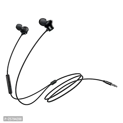 Earphones for Microsoft Surface Duo 2 Earphone Original Like Wired Stereo Deep Bass Head Hands-free Headset Earbud With Built in-line Mic, With Premium Quality Good Sound Stereo Call Answer/End Button, Music 3.5mm Aux Audio Jack (ST3, BT-ONE 2, Black)-thumb4