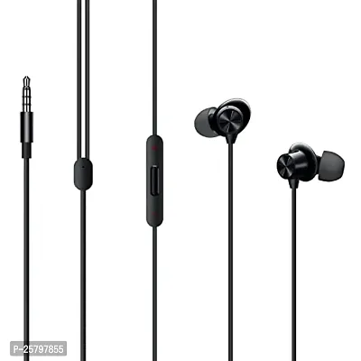 Earphones for Maruti Suzuki S-Presso Earphone Original Like Wired Stereo Deep Bass Head Hands-free Headset Earbud With Built in-line Mic, With Premium Quality Good Sound Stereo Call Answer/End Button, Music 3.5mm Aux Audio Jack (ST3, BT-ONE 2, Black)
