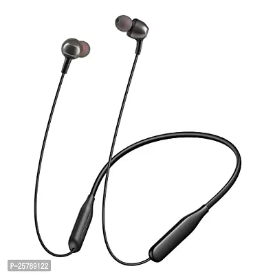 Wireless Bluetooth Headphones Earphones for Oppo K10 Original Sports Bluetooth Wireless Earphone with Deep Bass and Neckband Hands-Free Call/Music, Sports Earbuds, Sweatproof Mic Headphones with Long Battery Life and Flexible Headset ( BS9,RKZ-1005,BLACK)