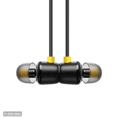 Earphones BT R20 for Realme Q5 Pro Earphone Original Like Wired Stereo Deep Bass Head Hands-Free Headset D Earbud Calling inbuilt with Mic,Hands-Free Call/Music (R20,CQ1,BLK)