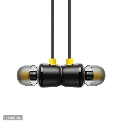 Earphones for OPP-O Find X3 /OPP-O Find X 3 Earphone Original Like Wired Stereo Deep Bass Head Hands-free Headset Earbud With Built in-line Mic, With Premium Quality Good Sound Stereo Call Answer/End Button, Music 3.5mm Aux Audio Jack (ST6, BT-R20, Black)