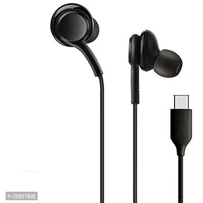 SHOPSBEST Earphones for ONE-Plus 8T/9/9 Pro Nord n10 Earphone, Warp Charge 65 Power Adapter with USB C-to-C Cable by MH Brand (Type C to Type C) (ST8, BT-AKA, Black)-thumb2