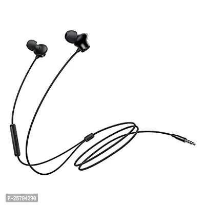 Earphones for New Skoda Superb Earphone Original Like Wired Stereo Deep Bass Head Hands-free Headset Earbud With Built in-line Mic, With Premium Quality Good Sound Stereo Call Answer/End Button, Music 3.5mm Aux Audio Jack (ST2, BT-ON, Black)