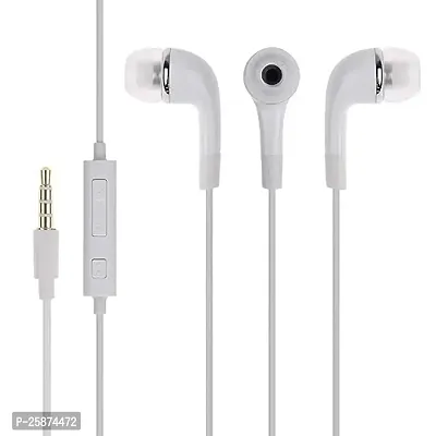 Earphones for Realme C55/ C 55 Earphone Original Like Wired Stereo Deep Bass Head Hands-Free Headset Earbud with Built in-line Mic Call Answer/End Button (YR,WHT)-thumb3