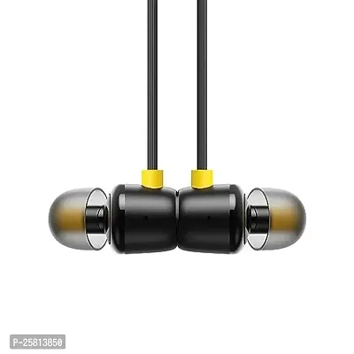 Earphones for Hyundai Verna Facelift Earphone Original Like Wired Stereo Deep Bass Head Hands-free Headset Earbud With Built in-line Mic, With Premium Quality Good Sound Stereo Call Answer/End Button, Music 3.5mm Aux Audio Jack (ST6, BT-R20, Black)-thumb0