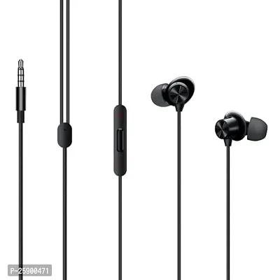 Earphones BT OPE for Honor X6 Earphone Original Like Wired Stereo Deep Bass Head Hands-Free Headset D Earbud Calling inbuilt with Mic,Hands-Free Call/Music (OPE,CQ1,BLK)-thumb5