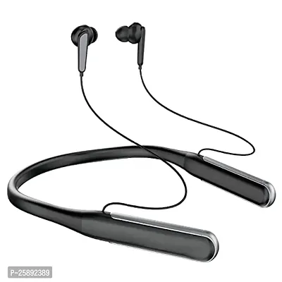 Wireless BT for vivo Y78 (China) Original Sports Bluetooth Wireless Earphone with Deep Bass and Neckband Hands-Free Calling inbuilt with Mic,Hands-Free Call/Music (M-335, Black)