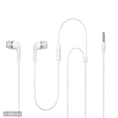 SHOPSBEST Earphones for Infinix Zero X Neo Earphone Original Like Wired Stereo Deep Bass Head Hands-Free Headset Earbud with Built in-line Mic Call Answer/End Button (YR,WHT)-thumb4