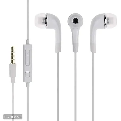 Earphones for Mercedes-Benz GLE New Earphone Original Like Wired Stereo Deep Bass Head Hands-free Headset Earbud With Built in-line Mic, With Premium Quality Good Sound Stereo Call Answer/End Button, Music 3.5mm Aux Audio Jack (ST9, BT-YR, White)-thumb3