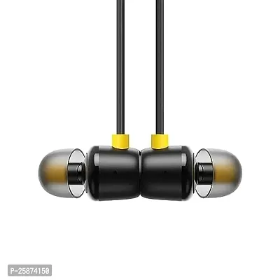Earphones for vivo iQOO U3x / vivo iQOO U3 x Earphone Original Like Wired Stereo Deep Bass Head Hands-Free Headset Earbud with Built in-line Mic Call Answer/End Button (R20, Black)-thumb0