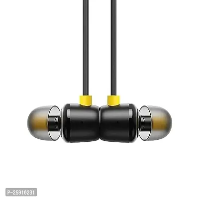 Earphones BT R20 for Realme 9 Pro+ Earphone Original Like Wired Stereo Deep Bass Head Hands-Free Headset Earbud Calling inbuilt with Mic,Hands-Free Call/Music (R20,CQ1,BLK)