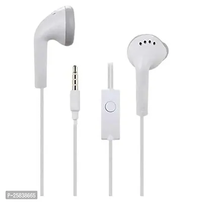 Earphones for Tecno Pova Neo 2 Earphone Original Like Wired Stereo Deep Bass Head Hands-free Headset Earbud With Built in-line Mic, With Premium Quality Good Sound Stereo Call Answer/End Button, Music 3.5mm Aux Audio Jack (ST11, YS, White)-thumb2
