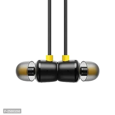 SHOPSBEST Earphones for Lenovo Tab P10 / P 10 Earphone Original Like Wired Stereo Deep Bass Head Hands-Free Headset Earbud with Built in-line Mic Call Answer/End Button (R20, Black)