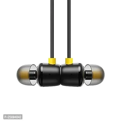 Earphones for Sam-Sung Galaxy A90 5G Earphone Original Like Wired Stereo Deep Bass Head Hands-free Headset Earbud With Built in-line Mic, With Premium Quality Good Sound Stereo Call Answer/End Button, Music 3.5mm Aux Audio Jack (ST6, BT-R20, Black)-thumb0