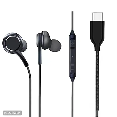 Earphones for Honor X9a/ X 9A Earphone Original Like Wired Stereo Deep Bass Head Hands-free Headset Earbud With Built in-line Mic, With Premium Quality Good Sound Stereo Call Answer/End Button, Music 3.5mm Aux Audio Jack (ST8, BT-AKA, Black)