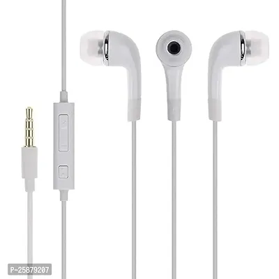 SHOPSBEST Earphones for ZTE Axon 10s Pro 5G Earphone Original Like Wired Stereo Deep Bass Head Hands-Free Headset Earbud with Built in-line Mic Call Answer/End Button (YR,WHT)-thumb3