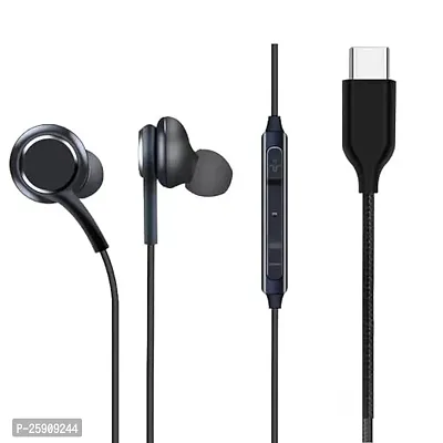 SHOPSBEST Earphones BT AG for Moto G9 Play/G 9 Play Earphone Original Like Wired Stereo Deep Bass Head Hands-Free Headset C Earbud Calling inbuilt with Mic,Hands-Free Call/Music (AG, CQ1,BLK)-thumb2