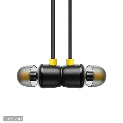 Earphones BT R20 for Xiaomi Redmi K40S Earphone Original Like Wired Stereo Deep Bass Head Hands-Free Headset v Earbud Calling inbuilt with Mic,Hands-Free Call/Music (R20,CQ1,BLK)