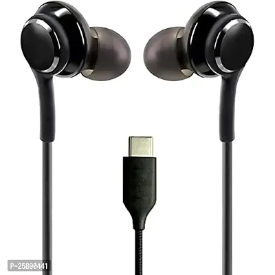 SHOPSBEST Earphones for OPP-O A16 Earphone Original Like Wired Stereo Deep Bass Head Hands-Free Headset Earbud with Built in-line Mic Call Answer/End Button (KC, Black)-thumb0