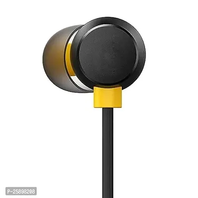 Earphones BT R20 for Xiaomi Redmi 10X 4G Earphone Original Like Wired Stereo Deep Bass Head Hands-Free Headset v Earbud Calling inbuilt with Mic,Hands-Free Call/Music (R20,CQ1,BLK)-thumb3