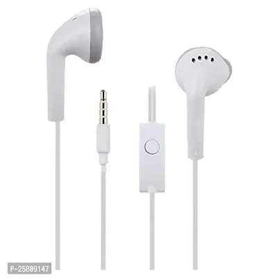 Earphones for Sam-Sung Galaxy Note9 Earphone Original Like Wired Stereo Deep Bass Head Hands-free Headset Earbud With Built in-line Mic, With Premium Quality Good Sound Stereo Call Answer/End Button, Music 3.5mm Aux Audio Jack (ST11, YS, White)-thumb2