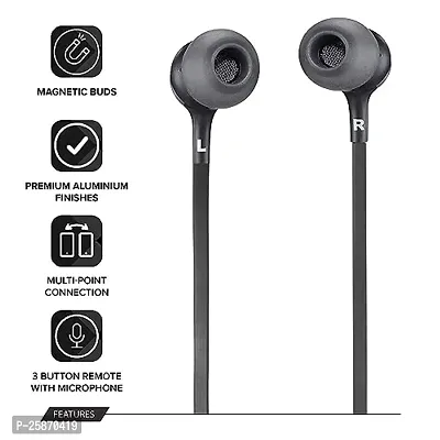 SHOPSBEST Wireless BT-SNDT for Mercedes-Benz E-Class Original Sports Bluetooth Wireless Earphone with Deep Bass and Neckband Hands-Free Calling inbuilt with Mic,Hands-Free Call/Music-thumb3