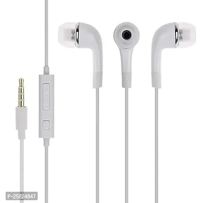 Earphones for Sam-Sung Galaxy Tab S6 Earphone Original Like Wired Stereo Deep Bass Head Hands-free Headset Earbud With Built in-line Mic, With Premium Quality Good Sound Stereo Call Answer/End Button, Music 3.5mm Aux Audio Jack (ST9, BT-YR, White)-thumb3