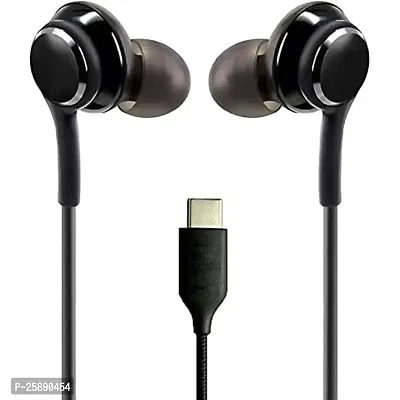 Earphones for Xiaomi Poco X3 Pro Earphone Original Like Wired Stereo Deep Bass Head Hands-Free Headset Earbud with Built in-line Mic Call Answer/End Button (KC, Black)