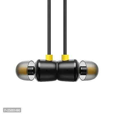 SHOPSBEST Earphones for OPP-O K9s Earphone Original Like Wired Stereo Deep Bass Head Hands-Free Headset Earbud with Built in-line Mic Call Answer/End Button (R20, Black)