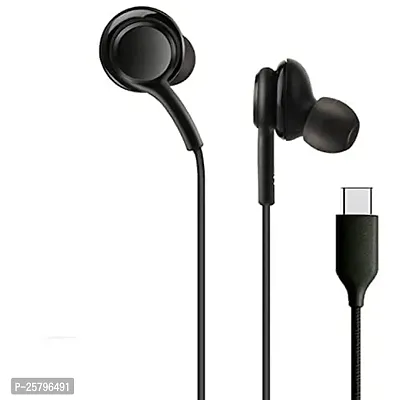 Earphones C for Xiaomi Poco F3 GT Earphone Original Like Wired Stereo Deep Bass Head Hands-free Headset Earbud With Built in-line Mic, With Premium Quality Good Sound Stereo Call Answer/End Button, Music 3.5mm Aux Audio Jack (ST7, BT-AG, Black)-thumb2