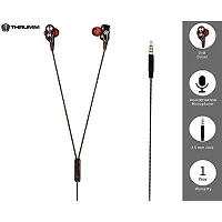 Earphones for BlackBerry Porsche Design P'9982 Earphone Original Like Wired Stereo Deep Bass Head Hands-free Headset Earbud With Built in-line Mic, With Premium Quality Good Sound Call Answer/End Button, Music 3.5mm Aux Audio Jack (APR-30, Black)-thumb3