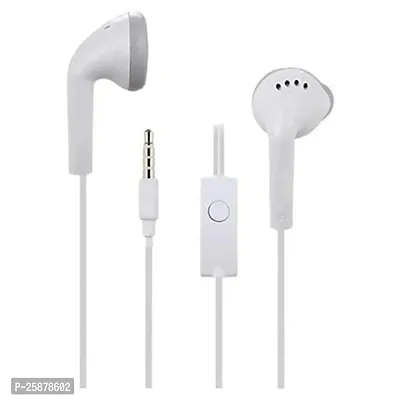 Wired BT-335 for Xiaomi Redmi 10 2022 Earphone Original Like Wired Stereo Deep Bass Head Hands-Free Headset Earbud with Built in-line Mic Call Answer/End Button (YS,WHT)-thumb2