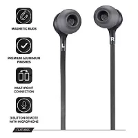 Wireless Bluetooth Headphones Earphones for Samsung Galaxy F13 Original Sports Bluetooth Wireless Earphone with Deep Bass and Neckband Hands-Free Calling inbuilt With Mic, Extra Deep Bass Hands-Free Call/Music, Sports Earbuds, Sweatproof Mic Headphones with Long Battery Life and Flexible Headset ( CM15,RKZ-335,BLACK)-thumb2