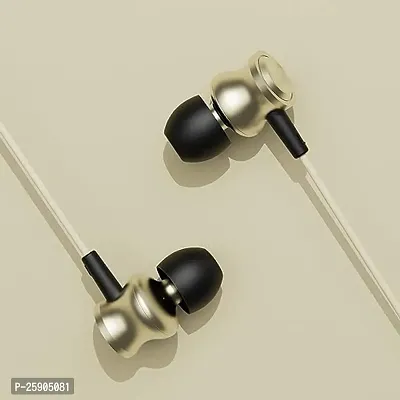 Earphones BT 870 for Xiaomi Poco X3 Earphone Original Like Wired Stereo Deep Bass Head Hands-Free Headset v Earbud Calling inbuilt with Mic,Hands-Free Call/Music (870,CQ1,BLK)-thumb2