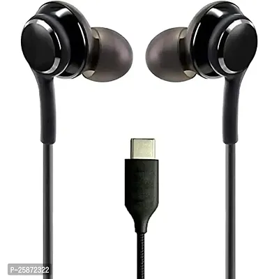 Earphones for Huawei Mate 40 RS Porsche Design Earphone Original Like Wired Stereo Deep Bass Head Hands-Free Headset Earbud with Built in-line Mic Call Answer/End Button (KC, Black)-thumb0