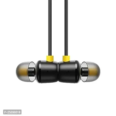 Earphones BT R20 for Realme C25 Earphone Original Like Wired Stereo Deep Bass Head Hands-Free Headset v Earbud Calling inbuilt with Mic,Hands-Free Call/Music (R20,CQ1,BLK)-thumb0