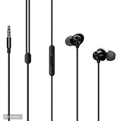 Earphones D for Huawei P20, HuaweiP20, Huawei P 20, Huawei P20, Huawei P Twenty, HuaweiP 20 (ST2, BT-ON, Black)-thumb5