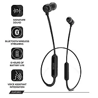 Wireless Bluetooth Headphones Earphones for Samsung Galaxy F13 Original Sports Bluetooth Wireless Earphone with Deep Bass and Neckband Hands-Free Calling inbuilt With Mic, Extra Deep Bass Hands-Free Call/Music, Sports Earbuds, Sweatproof Mic Headphones with Long Battery Life and Flexible Headset ( CM15,RKZ-335,BLACK)-thumb1