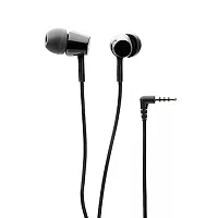 Earphones Headphones for Samsung Galaxy M31s Earphone Original Like Wired Stereo Deep Bass Head Hands-free Headset Earbud With Built in-line Mic, With Premium Quality Good Sound Call Answer/End Button, Music 3.5mm Aux Audio Jack (MP, BT, Black)-thumb1