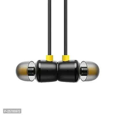 Earphones for Huawei P40 Lite/P 40 Lite Earphone Original Like Wired Stereo Deep Bass Head Hands-free Headset Earbud With Built in-line Mic, With Premium Quality Good Sound Stereo Call Answer/End Button, Music 3.5mm Aux Audio Jack (ST6, BT-R20, Black)-thumb0