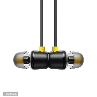 Earphones for ZTE nubia Red Magic 7S Earphone Original Like Wired Stereo Deep Bass Head Hands-free Headset Earbud With Built in-line Mic, With Premium Quality Good Sound Stereo Call Answer/End Button, Music 3.5mm Aux Audio Jack (ST6, BT-R20, Black)-thumb0