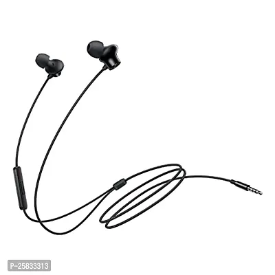 Earphones for Sharp Aquos Zero 2 Earphone Original Like Wired Stereo Deep Bass Head Hands-free Headset Earbud With Built in-line Mic, With Premium Quality Good Sound Stereo Call Answer/End Button, Music 3.5mm Aux Audio Jack (ST3, BT-ONE 2, Black)-thumb4